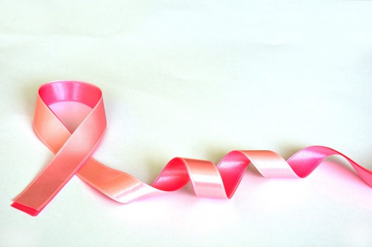 pink ribbon for breast cancer awareness