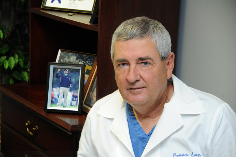 Dr. Howell at desk