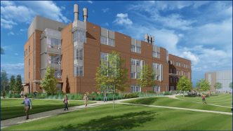 Color rendering of new college