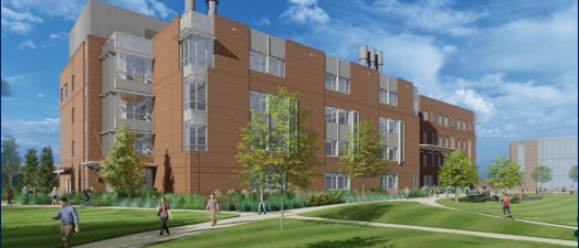 Color rendering of new college