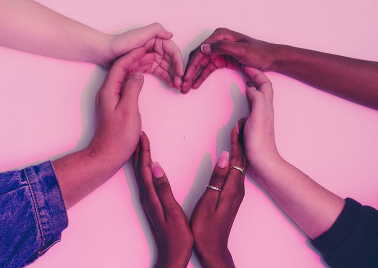 hands making a heart