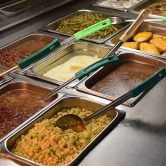 cafeteria buffet items