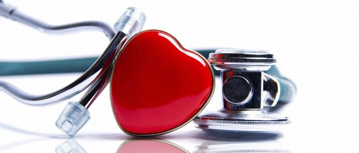 A picture of a heart and stethoscope.