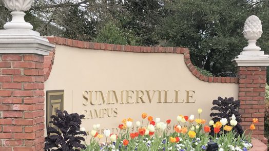 Summerville Campus brick sign