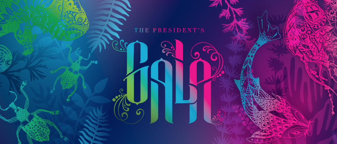 graphic art that says The President's Gala
