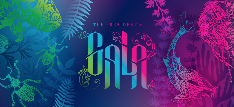graphic art that says The President's Gala