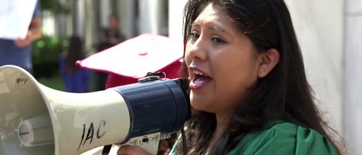 Women during a protest