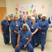 group photo of surgical technicians