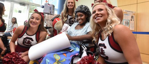 cheerleaders and patient