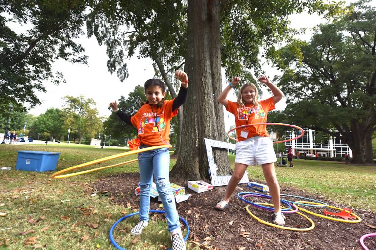 kids playing outside