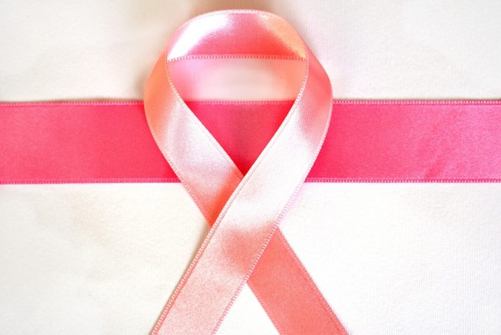A pink ribbon