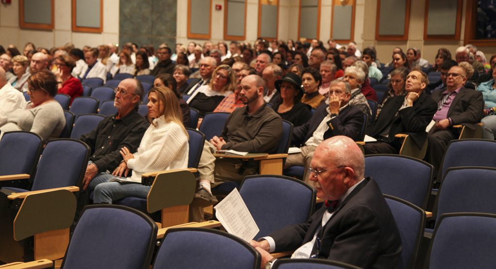 members at a funeral