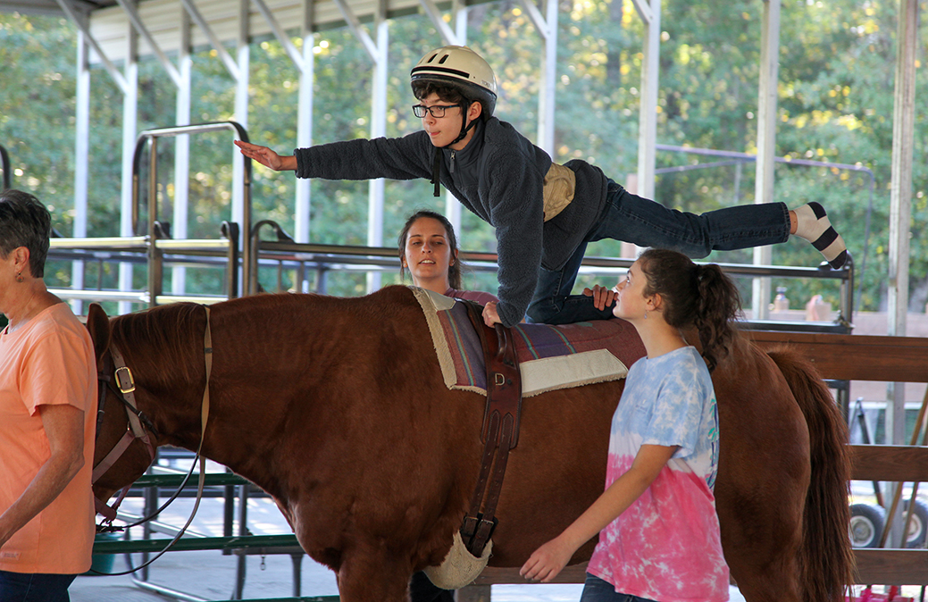 Boy on a horse