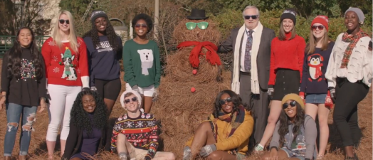 group of people posing for picture
