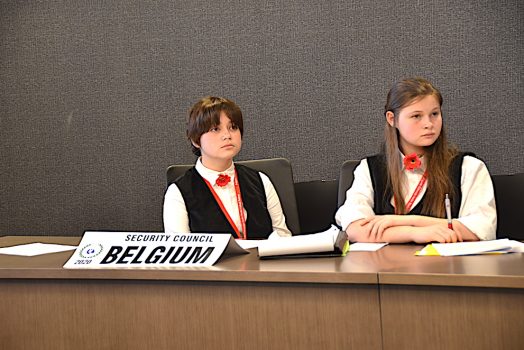 Children debating