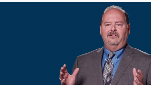 Man speaking on video