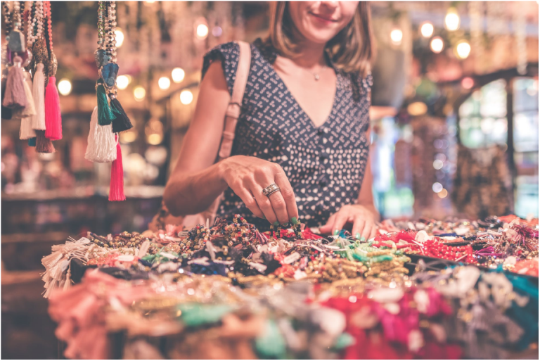 woman shopping