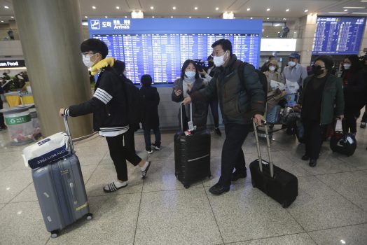 People in airport