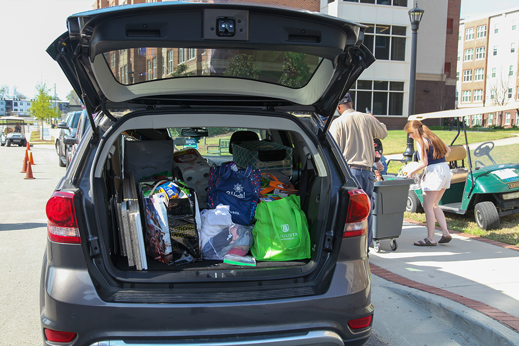 car packed