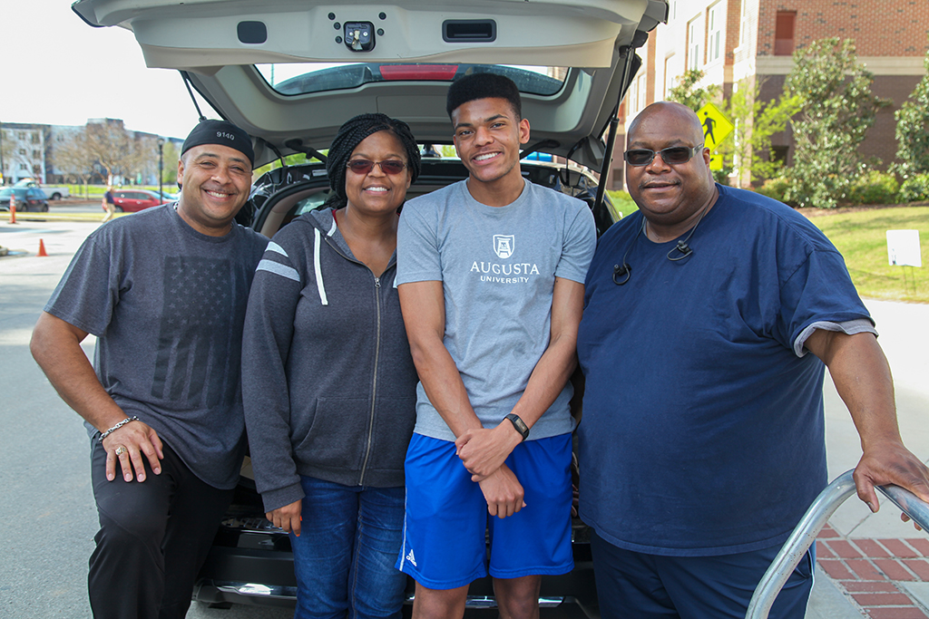 group of people smiling