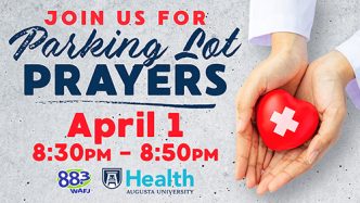 Flyer for Parking Lot prayers