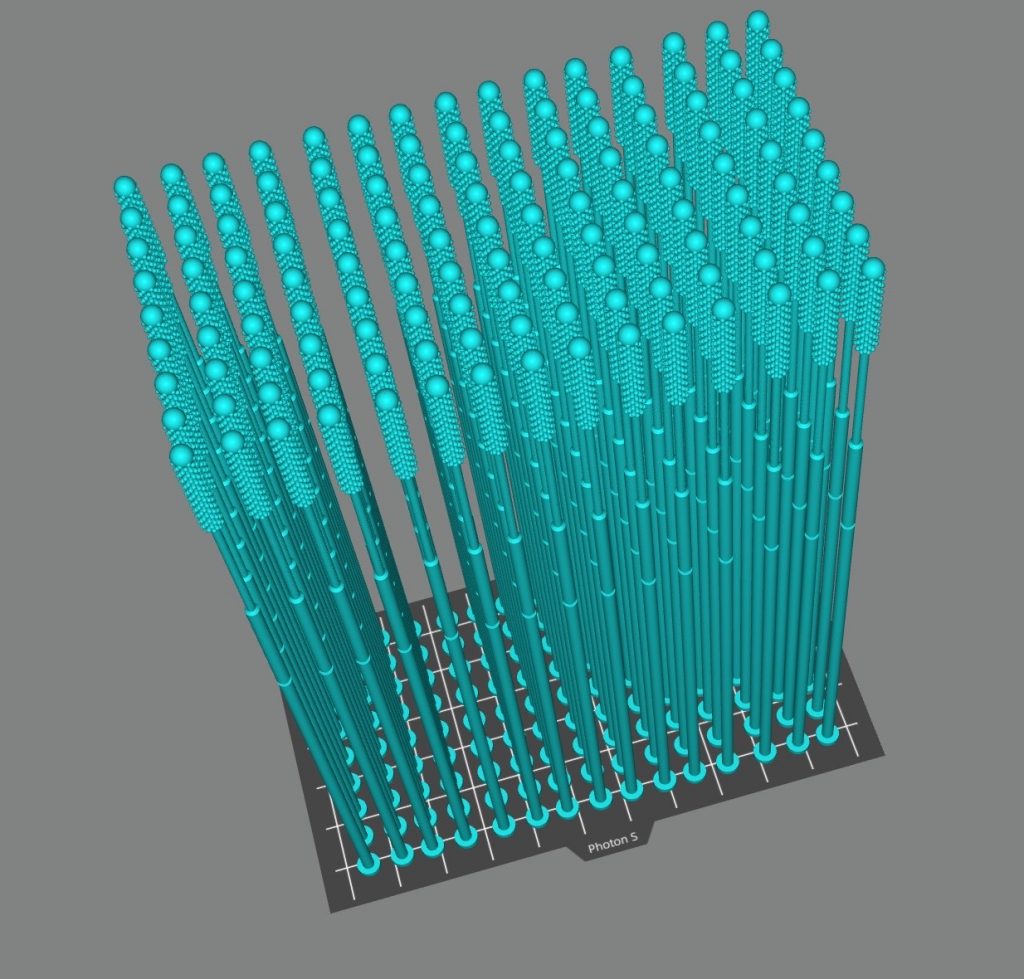 3D model of nasal swabs