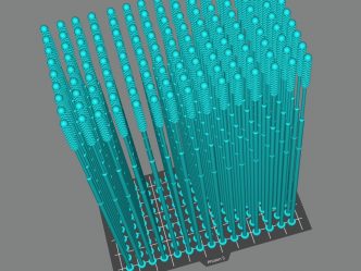 3D model of nasal swabs