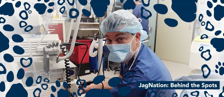 Man in operating room