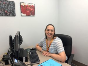 woman at computer