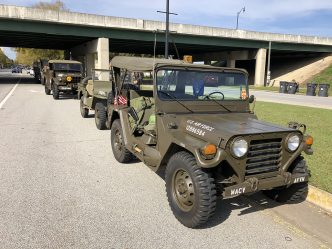 Military jeeps