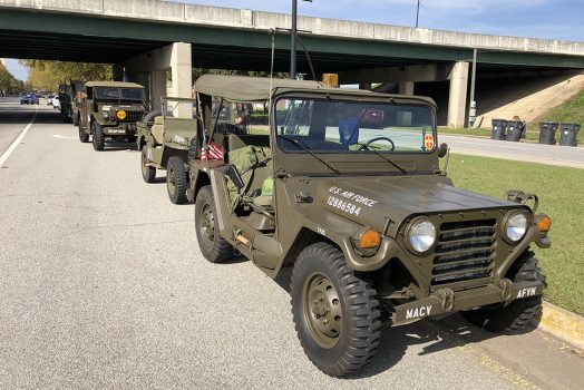 Military jeeps