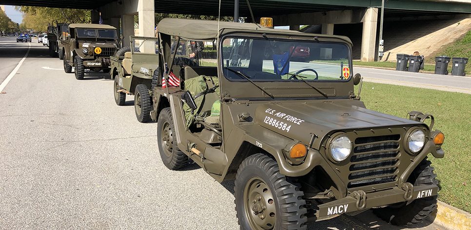 Military jeeps