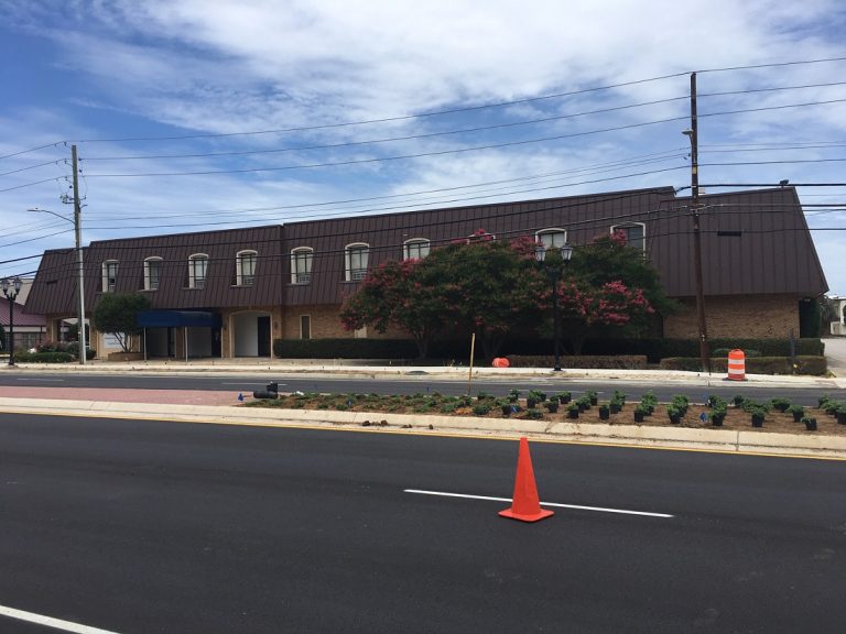 1970s building facade