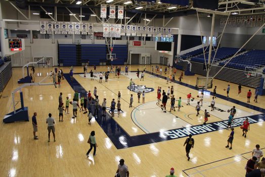 kids playing basketball