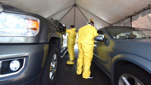 COVID-19 testing site