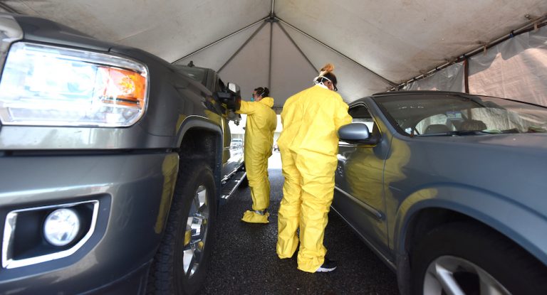 COVID-19 testing site