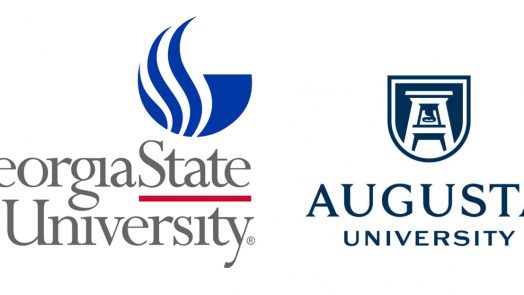 GSU, AU logos