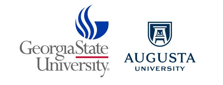 GSU, AU logos
