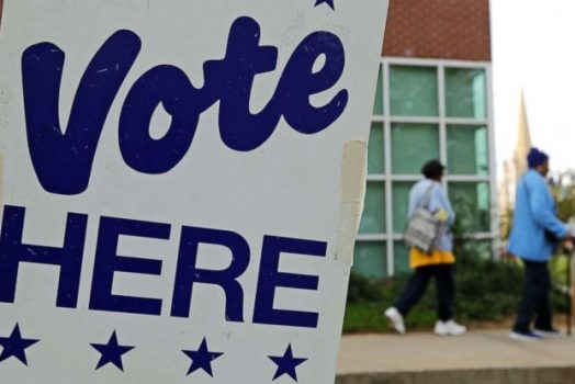 voting sign