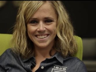 Woman smiling
