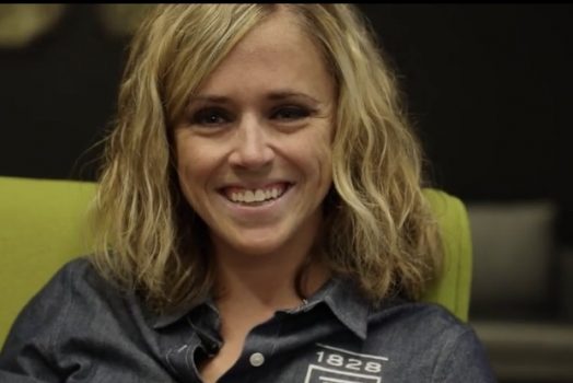 Woman smiling
