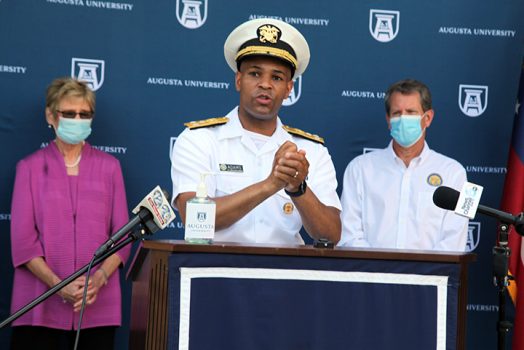 People at press conference