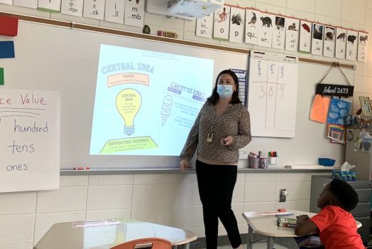 woman teaching