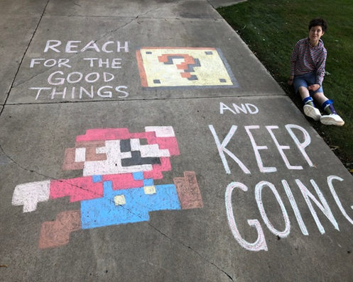 Augusta University Student Inspires Neighbors Health Care Workers With Elaborate Chalk Art Jagwire