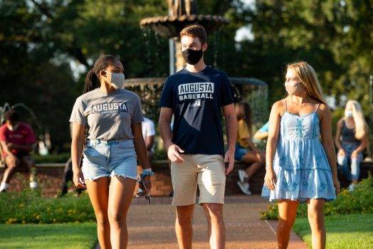 People walking