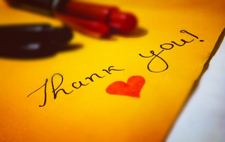 Thank you note