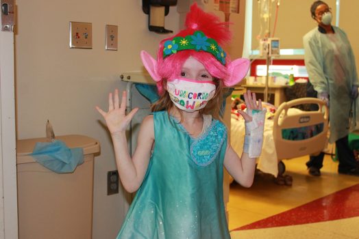 Child in costume