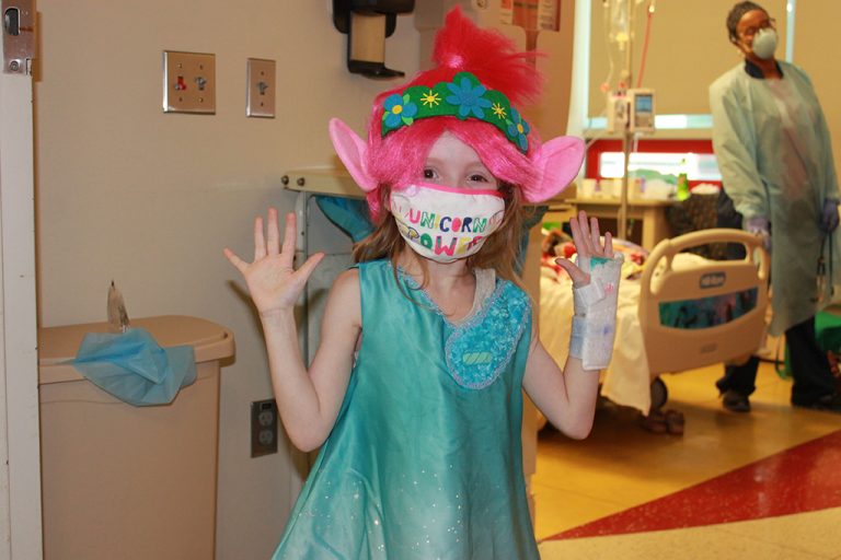 Child in costume