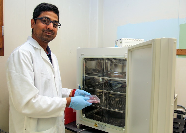 Doctor in lab