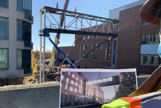 Steel truss construction